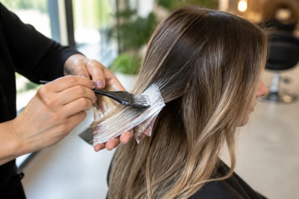 Quelle est la différence entre un balayage et des mèches ?